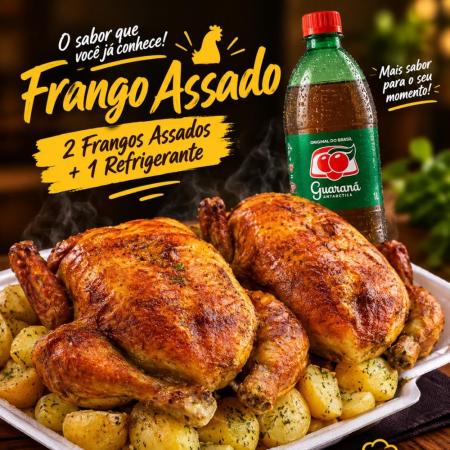 2 Frangos + (1 Refri 1L GRÁTIS )